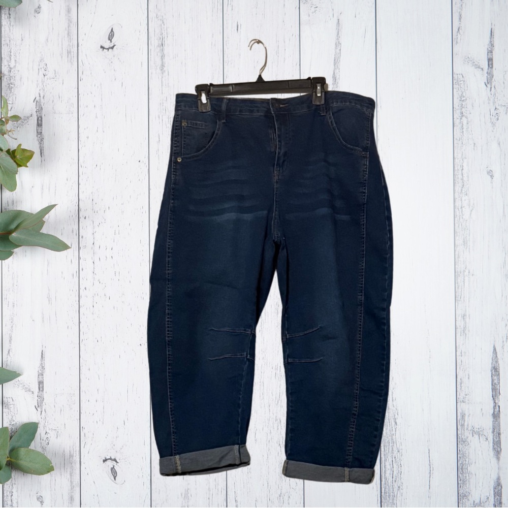 Barrel Leg Denim Jeans